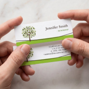 Dietician Nutritionist - Wishing Tree of Hearts Mini Business Card