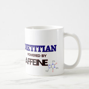 Dietician Powered by caffeine Coffee Mug