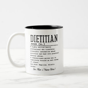 Dietician Two-Tone Coffee Mug