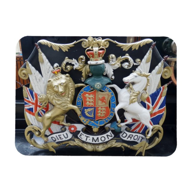 Dieu Et.Mon Droit 3"x4" Magnet (Horizontal)