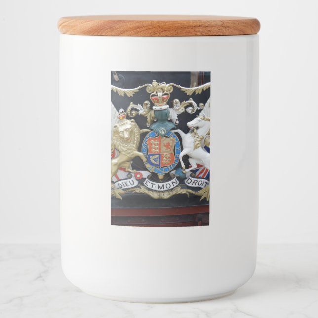Dieu Et.Mon Droit Food Container Label (Front)