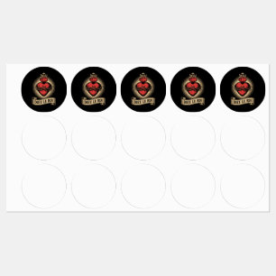 Dieu Le Roi Catholic Monarchist Sacred Heart Stick