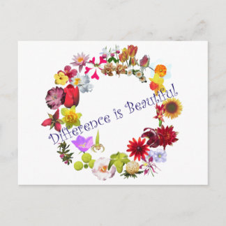Difference is Beautiful Postcard