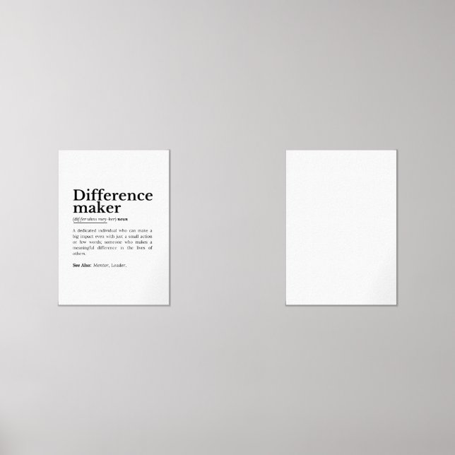 Difference Maker – Inspirational Quote (Front)