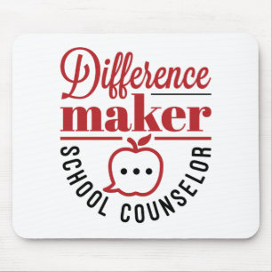 Difference Maker School Counsellor Mouse Pad