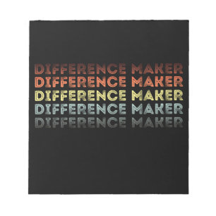 Difference Maker Vintage Notepad