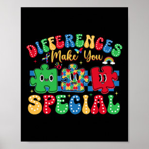 Differences Make You Special Autism Awareness Day Poster