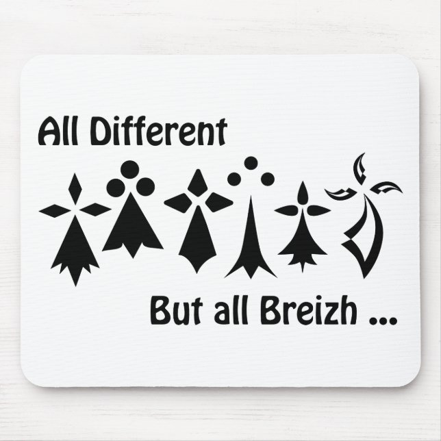 Different Al drank Al Breizh Brittany Mouse Pad (Front)