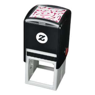 Different arrow vector style self-inking stamp