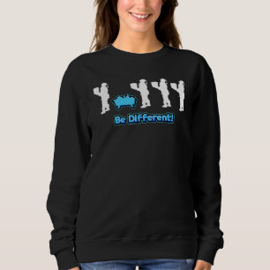 different be Christkind is different  Santa Claus Sweatshirt