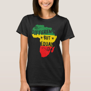 Different but equal African American Black History T-Shirt