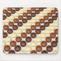 Different chocolate coated marshmallows