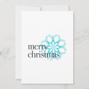 Different, classical design of "Merry Christmas" Holiday Card