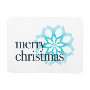 Different, classical design of "Merry Christmas" Magnet