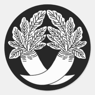 different daikon classic round sticker