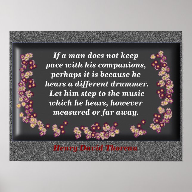 Different Drummer Poster (Front)