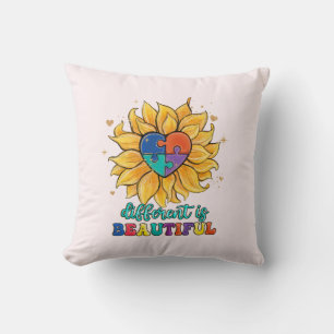 Different is Beautiful Autism Cushion