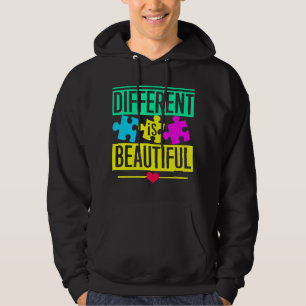 Different Is Beautiful Autism Hoodie