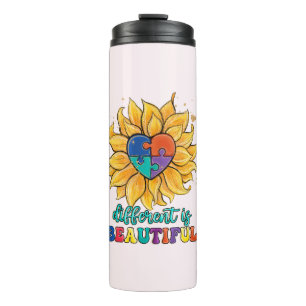 Different is Beautiful Autism Thermal Tumbler