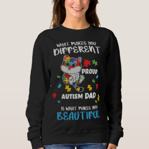 Different Is What Make You Beautiful Proud Autism  Sweatshirt