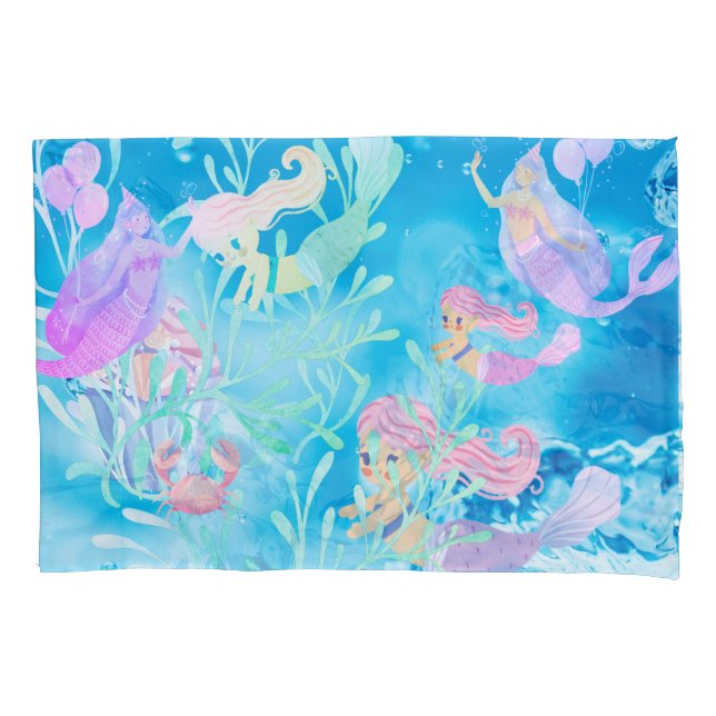  different mermaid pillowcase (Front)