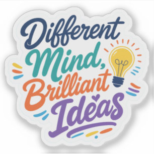 Different Mind Brilliant Ideas Autism ADHD