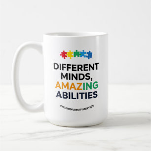 Different Minds Amazing Abilities Awareness Art Coffee Mug