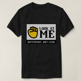 DIFFERENT, NOT LESS sign language awareness T-Shirt