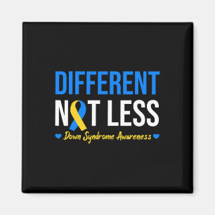 Different Not Less World Down Syndrome Awareness D Magnet