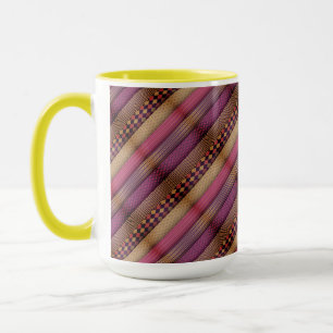 Different patterns pink colours  stainless steel  mug