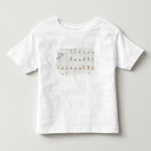 Different positions of the Body during Prayer from Toddler T-Shirt