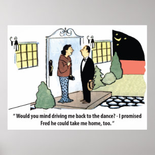 Different Priorities, Funny Situation on a Date Poster