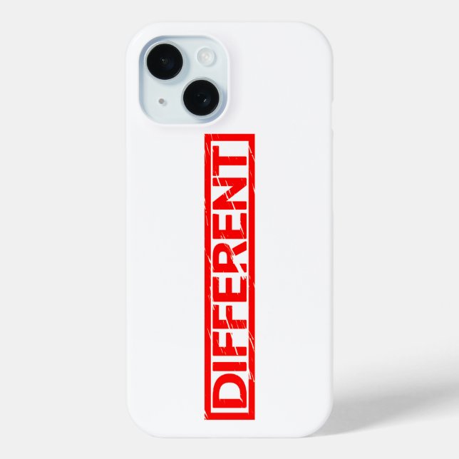 Different Stamp Case-Mate iPhone Case (Back)