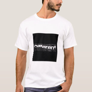 DIFFERENT TEXT PRINTED T-SHIRT