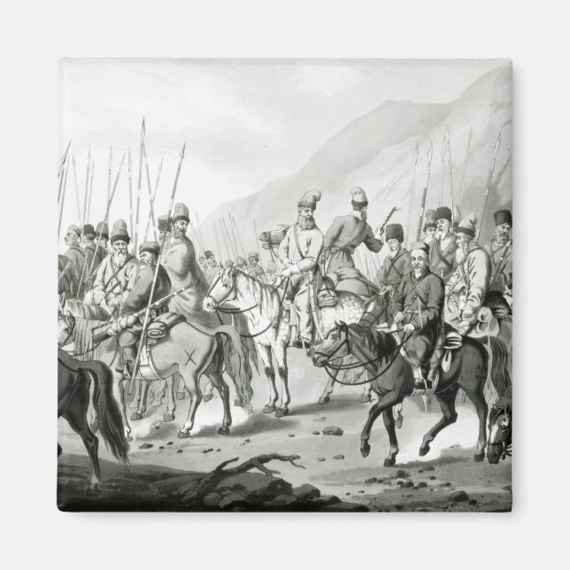 Different Tribes of Russian Cossacks Magnet (Front)