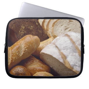 Different types of artisan bread laptop sleeve