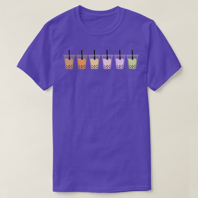Different types of boba T-Shirt (Design Front)