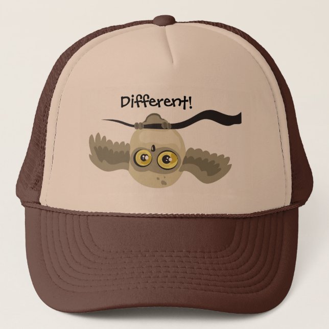 Different! Upside Down Owl Hat (Front)