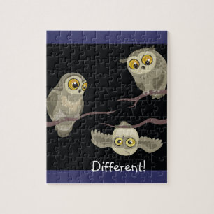 Different! Upside Down Owl!~puzzle Jigsaw Puzzle