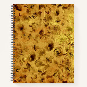 Different Watercolor Roses Notebook