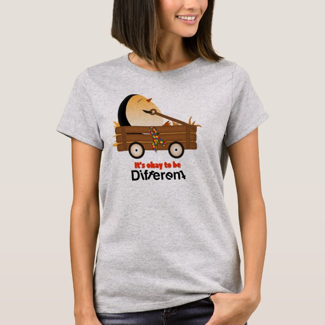 Different# Women's Bella Ringer T-Shirt (Front)