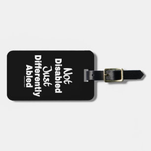 Differently Abled Luggage Tag