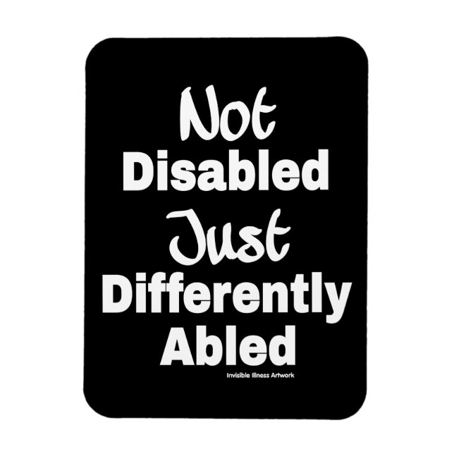 Differently Abled Magnet (Vertical)