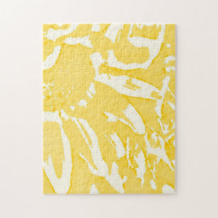 Difficult Abstract Yellow Sunflower Puzzle