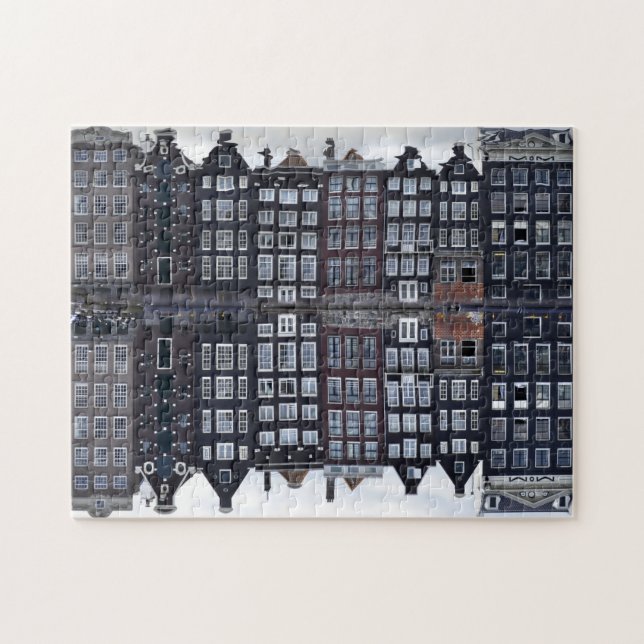 Difficult Amsterdam Houses Jigsaw Puzzles (Horizontal)