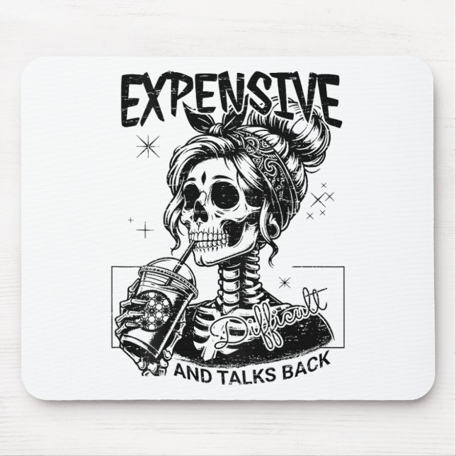 Difficult And Talks Back Mothers Day 2  Mouse Pad (Front)