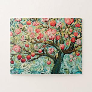 difficult apple tree colourful relax eyes puzzle