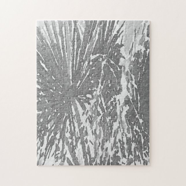 Difficult Coastal Black Palm Tree Puzzle (Vertical)