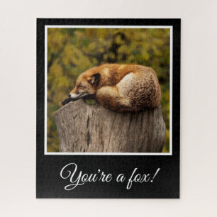 Difficult Fox - You're a Fox - Your Words Jigsaw Puzzle