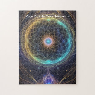 Difficult jigsaw puzzle "Cosmic Swirls"